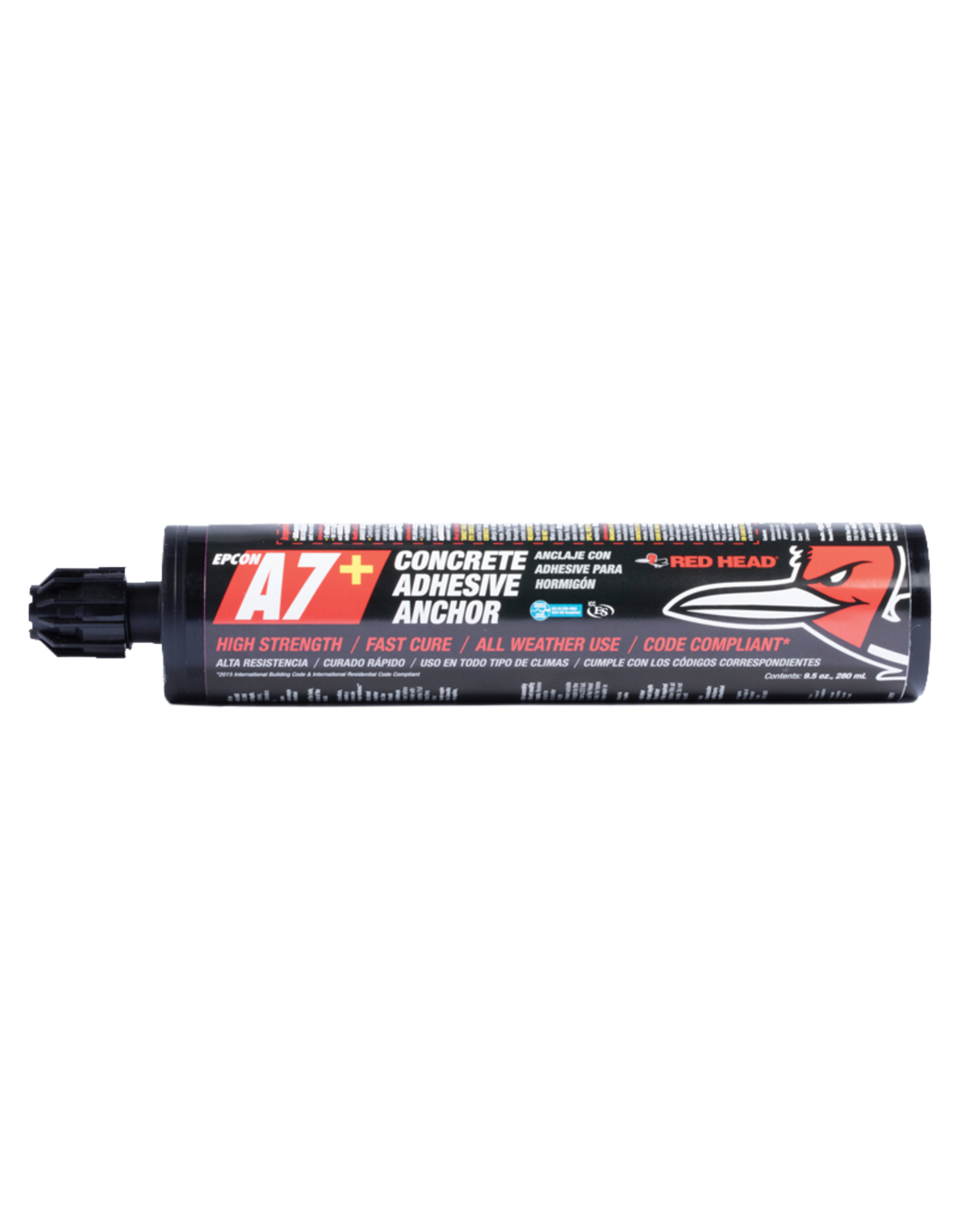 Red Head RED HEAD A7+ Series 07111 Anchoring Adhesive, Beige/Gray, 10 oz
