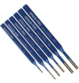 Dasco DASCO PRO 22 Pin Punch Kit, Steel, Blue, 6-Piece*