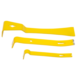 Stanley STANLEY STHT55135 Pry Bar Set, HCS, Yellow, Powder-Coated, 3-Piece