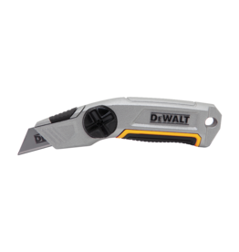 Dewalt Dewalt DWHT10246 Fixed Blade Knife, 2-1/2 in Carbon Steel Utility Blade, 6 in Ergonomic Steel Silver Handle, 3 Blades