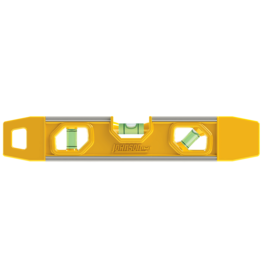 Johnson Johnson 8500M Torpedo Level, Level/Plumb Vial, 3-Vial, Acrylic Vial, 9 in L*