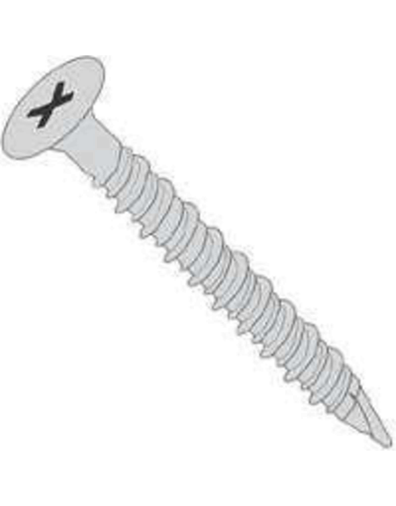 ProFIT ProFIT 0313104 Specialty Cement Board Screw, #8 Thread, High-Low, Sharp Point