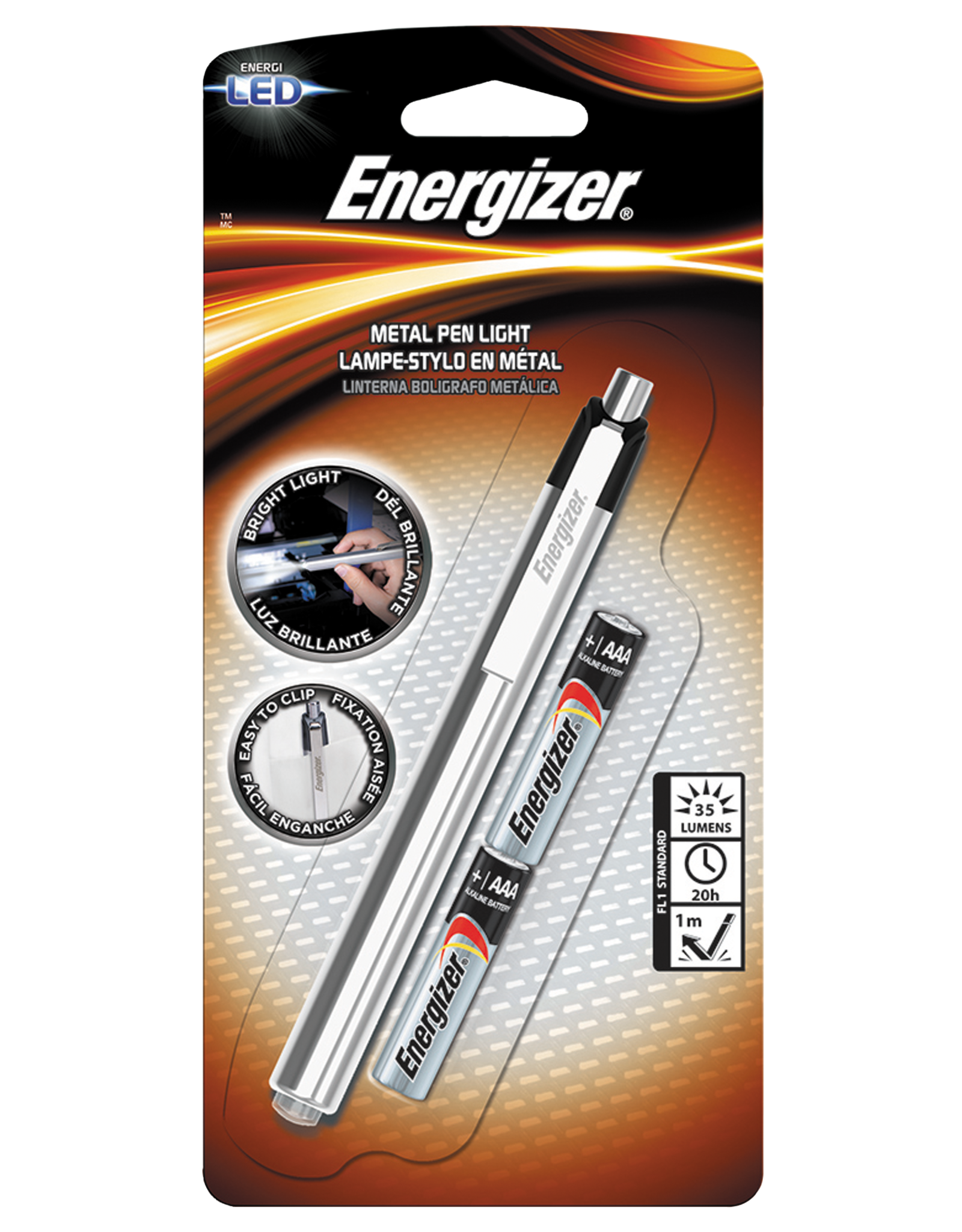Energizer Energizer PLED23AEH LED Penlight, 1.5 V, AAA* Battery*