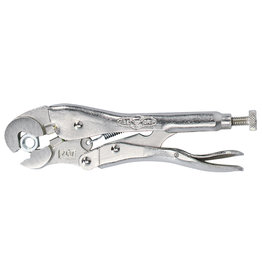 Irwin IRWIN VISE-GRIP Original 02 Locking Plier, 1-1/8 in Jaw Opening, Curved V Jaw, Nickel Jaw, Plain-Grip Handle