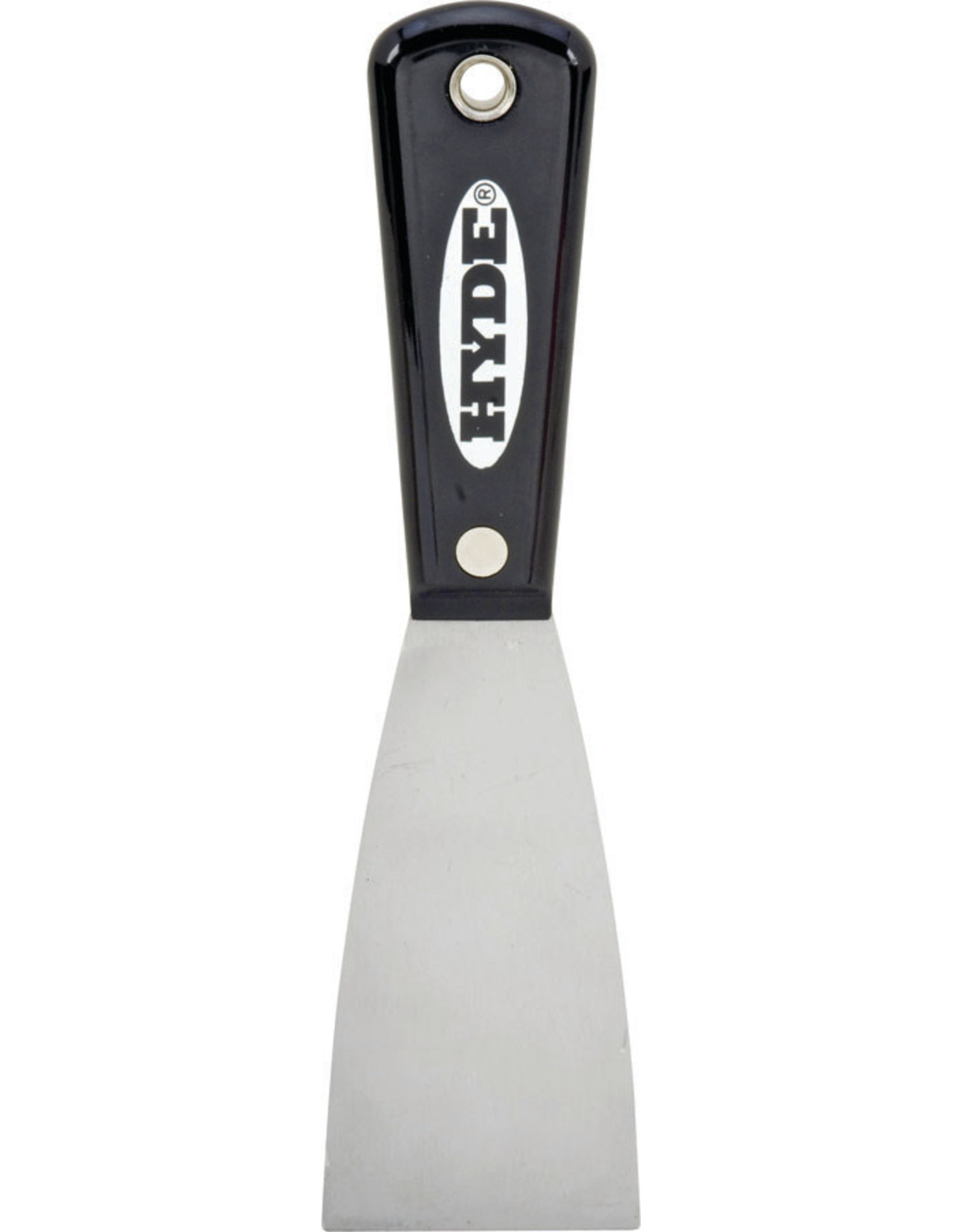 Hyde HYDE Black & Silver 02250 Putty Knife, 3-3/4 in L x 2 in W HCS Blade