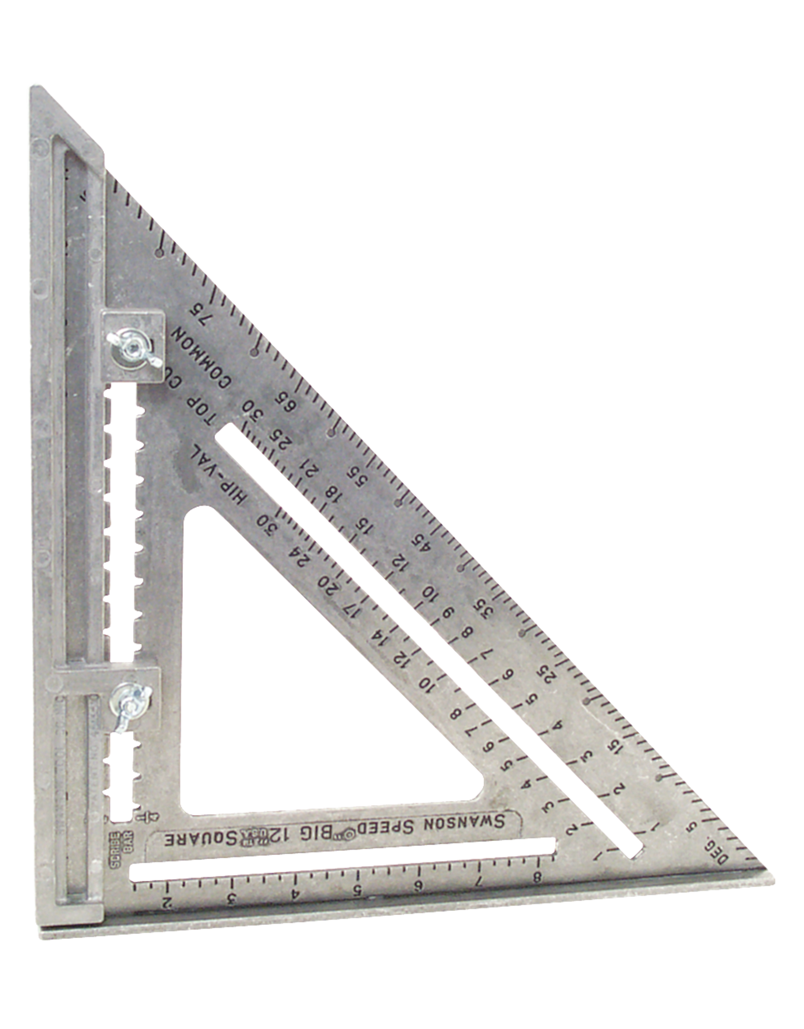 Swanson Swanson Big 12 Speed S0107 Framing Square, Aluminum, 12 in L, 12 in W