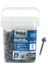 Teks Teks 21427 Roofing Screw, #12 Thread, Drill Point