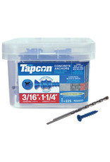 Tapcon Buildex Tapcon 24550 Concrete Screw Anchor, 3/16 in Drive