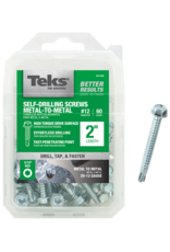 Teks Teks 21348 Self-Tapping Screw, #12 Thread, Coarse, 5/16 in Drive, Self-Drill Point*