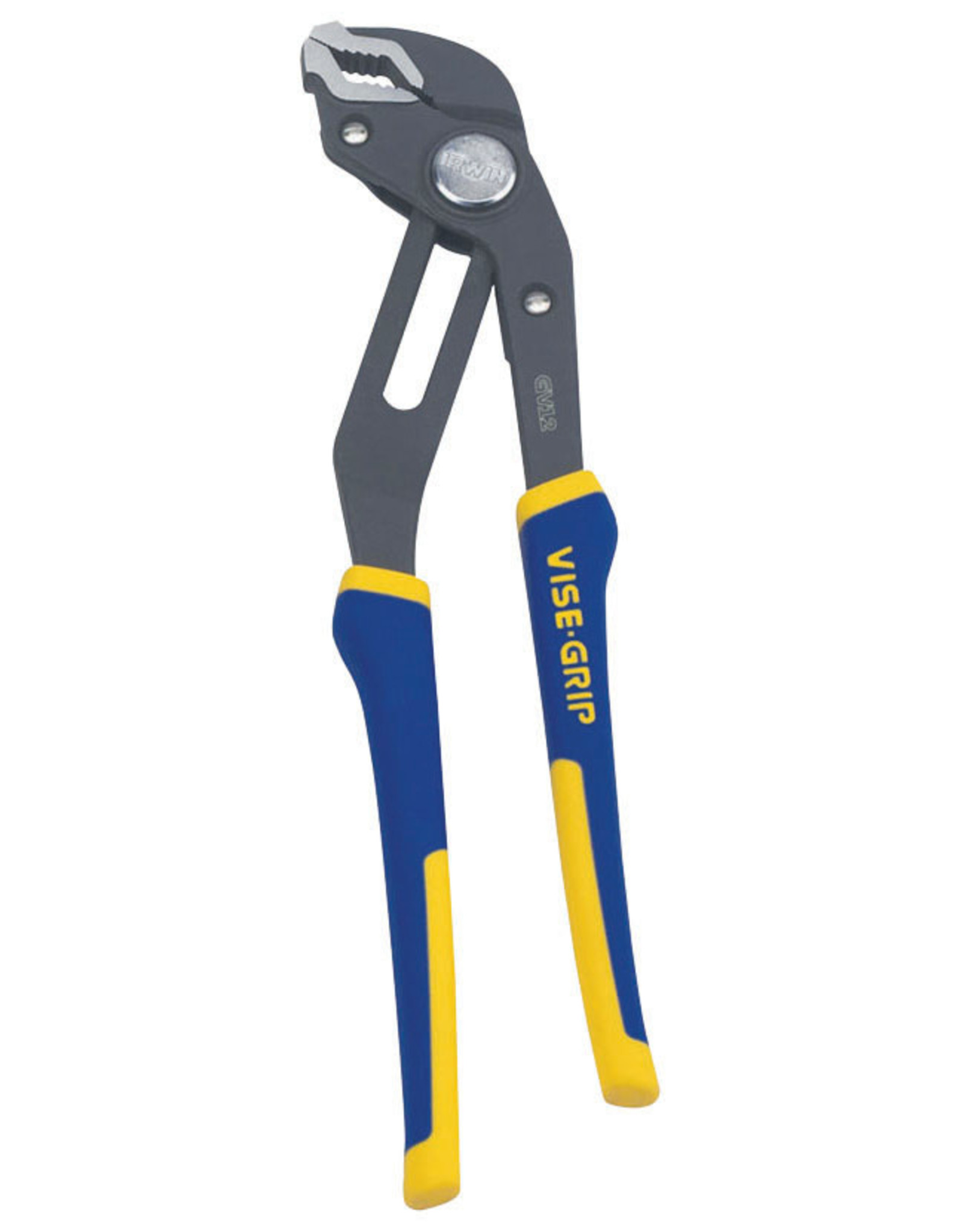 Irwin IRWIN 2078112 Groove Lock Plier, Nickel Chromium Steel Jaw, 12 in OAL, Blue/Yellow Handle