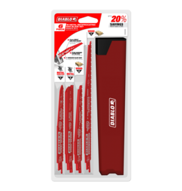 Diablo Diablo DS006S Reciprocating Saw Blade Set, 6 -Piece, Steel, Perma-Shield