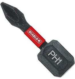 Diablo 1 in. #1 Phillips Drive Bits (2-Pack)
