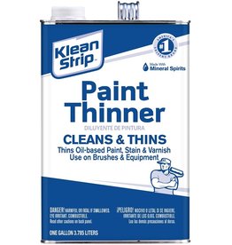 Klean Strip Klean Strip GKPT94002P Paint Thinner, Liquid, Free, Clear, Water White, 1 gal, Can*