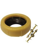 Keeney Keeney K836-4 Toilet Wax Gasket, Brass, Honey Yellow, For: 3 in or 4 in Waste Lines