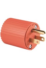 Eaton Eaton Wiring Devices 6867-BOX Electrical Plug, 2-Pole, 15 A, 125 V, NEMA: 5-15, Orange*