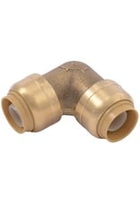 SharkBite SharkBite U248LFA Tube Elbow, 1/2 in, 90 deg Angle, Brass, 200 psi Pressure