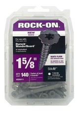 Rock-On Rock-On 23311 Cement Board Screw, #9 Thread 1 5/8"*