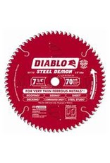 Diablo Diablo Steel Demon D0770FA Circular Saw Blade, 7-1/4 in Dia, 5/8 in Arbor, 70-Teeth, TiCo Cutting Edge*