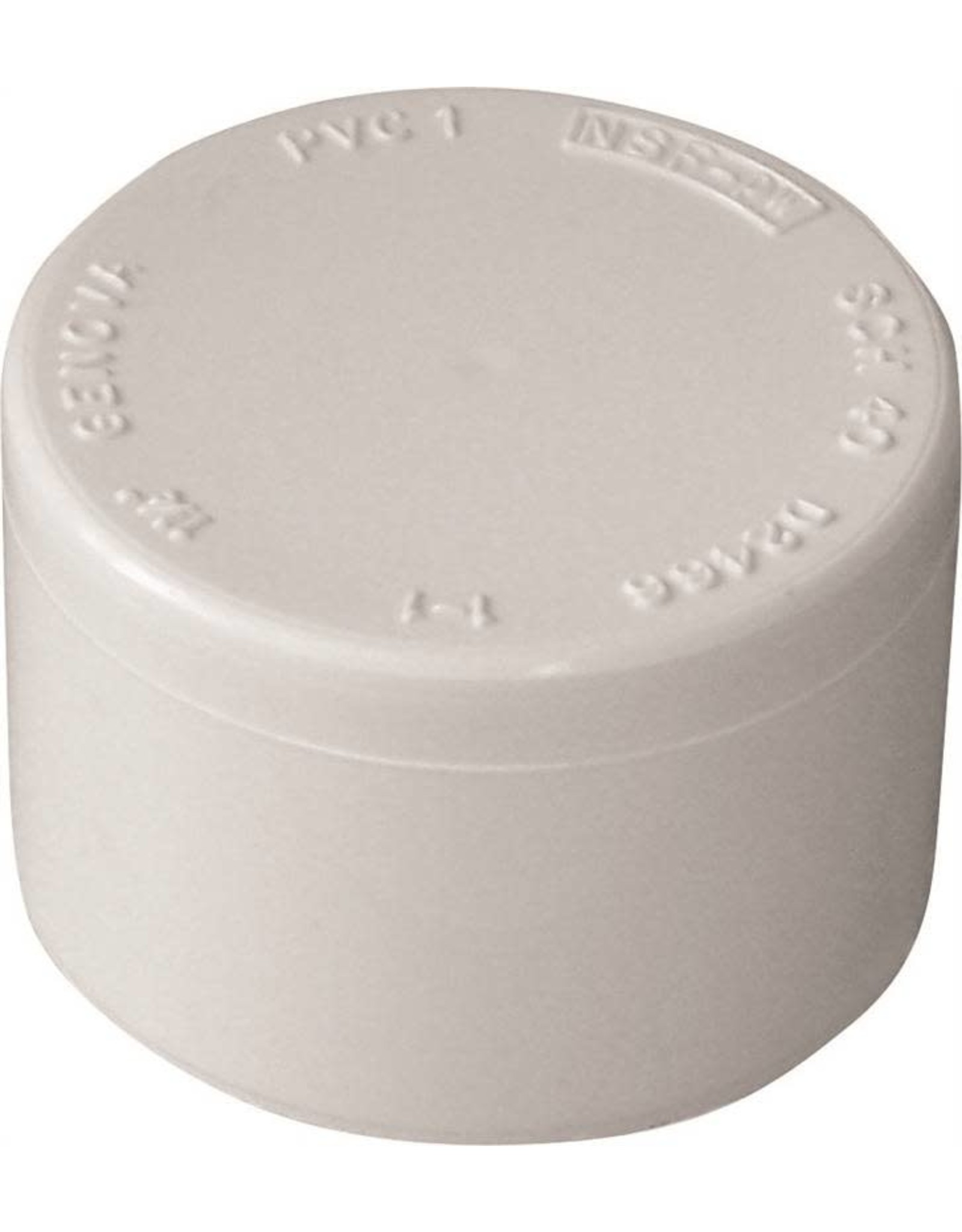 Lasco LASCO 447005BC Pipe Cap, 1/2 in, Slip, PVC, White, SCH 40 Schedule, 600 psi Pressure