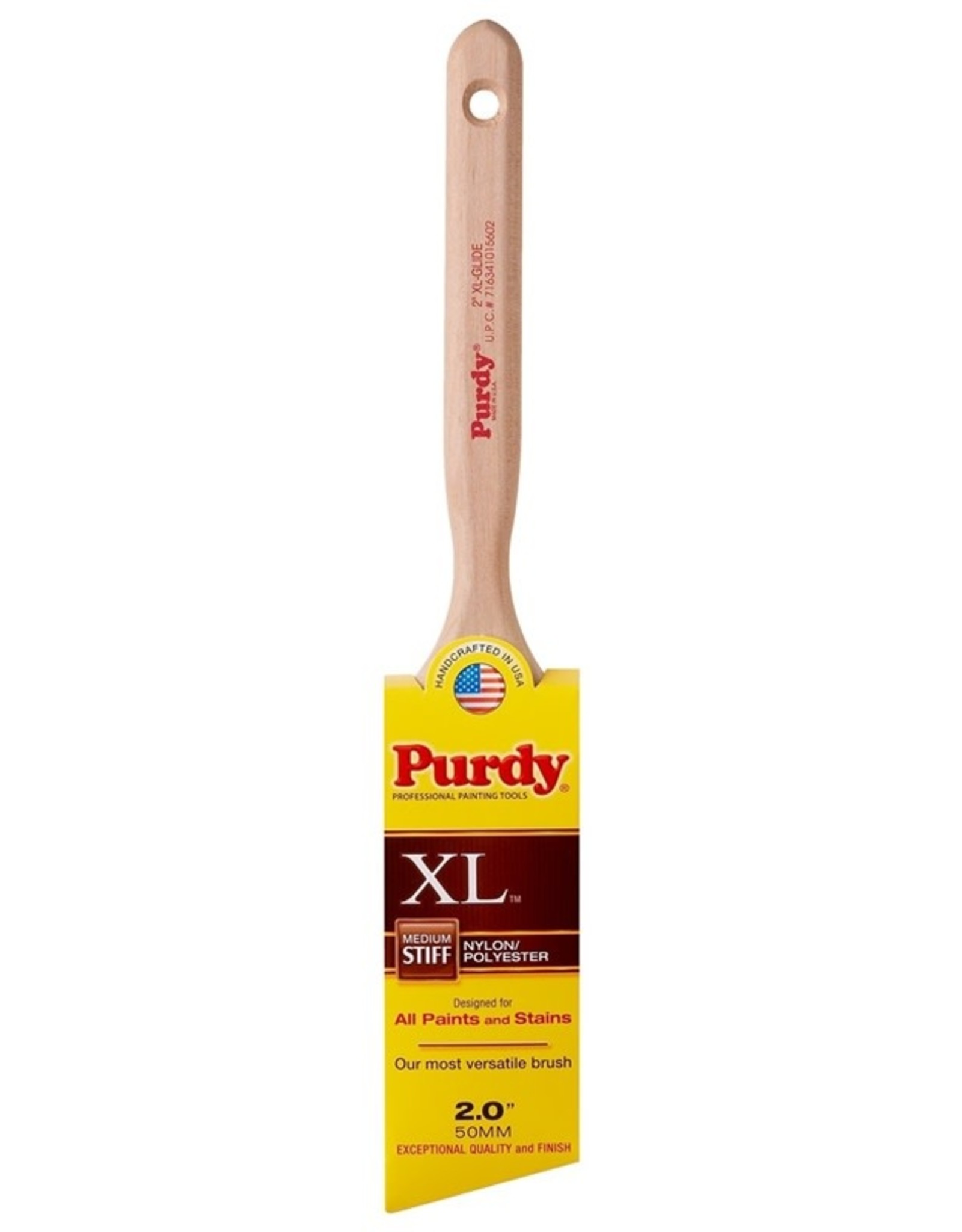 Purdy Purdy XL Glide 152320 Trim Brush, Nylon/Polyester Bristle, Fluted Handle