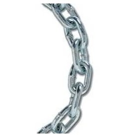 Koch Industries Koch A01210 Proof Coil Chain, 1/4 in, 10 ft L, 30 Grade, Carbon Steel, Electro-Galvanized