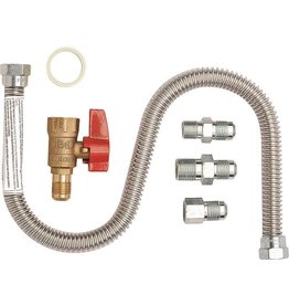 Mr. Heater Mr. Heater F271239 Gas Hookup Kit, 1-Stop, Universal, Brass/Stainless Steel