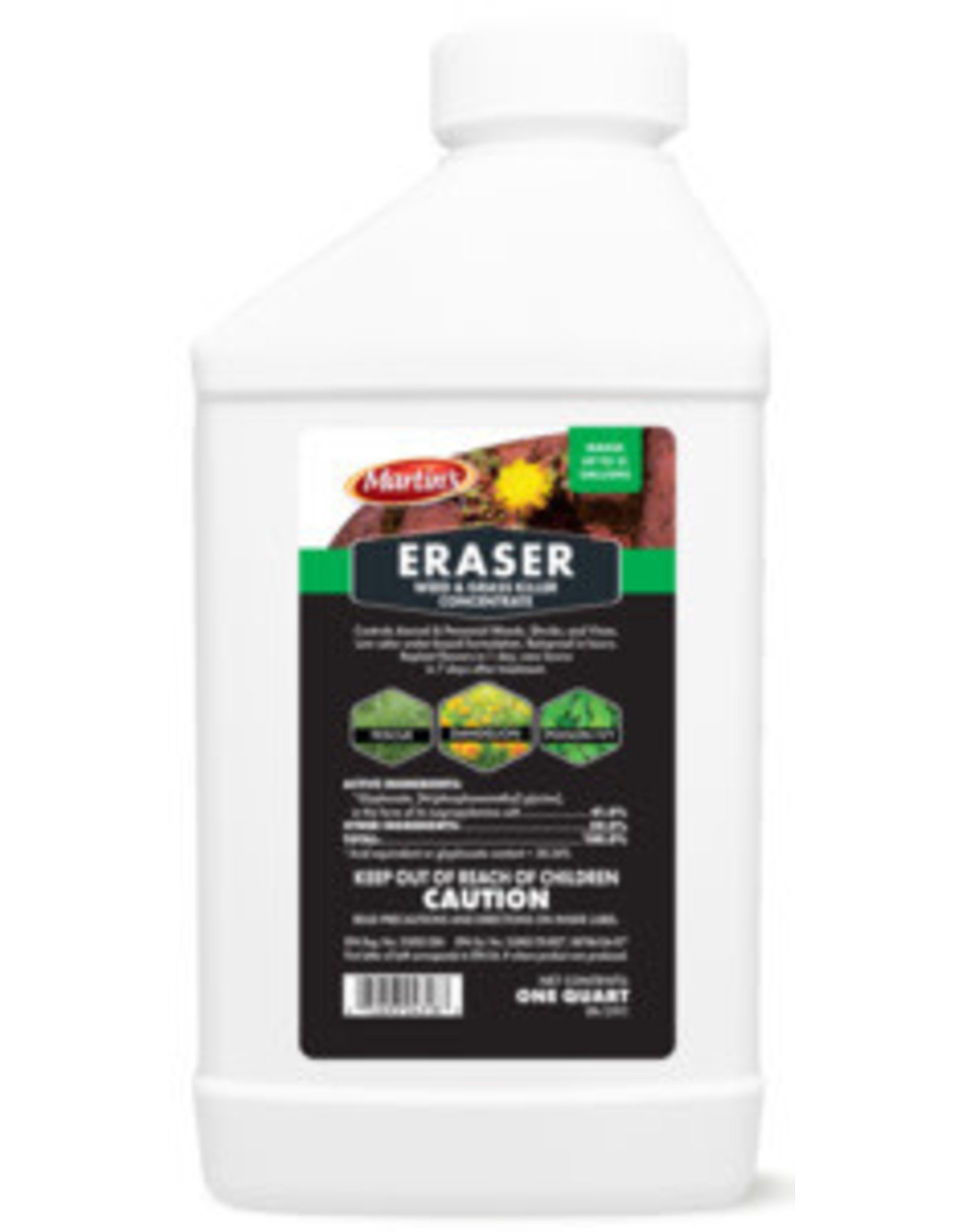 Control Solutions Martin's 82004318 Weed and Grass Killer, Liquid, Clear, 1 qt*