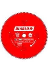 Diablo Diablo D12100X Circular Saw Blade, 12 in Dia, 1 in Arbor, 100-Teeth, Carbide Cutting Edge