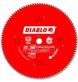 Diablo Diablo D12100X Circular Saw Blade, 12 in Dia, 1 in Arbor, 100-Teeth, Carbide Cutting Edge