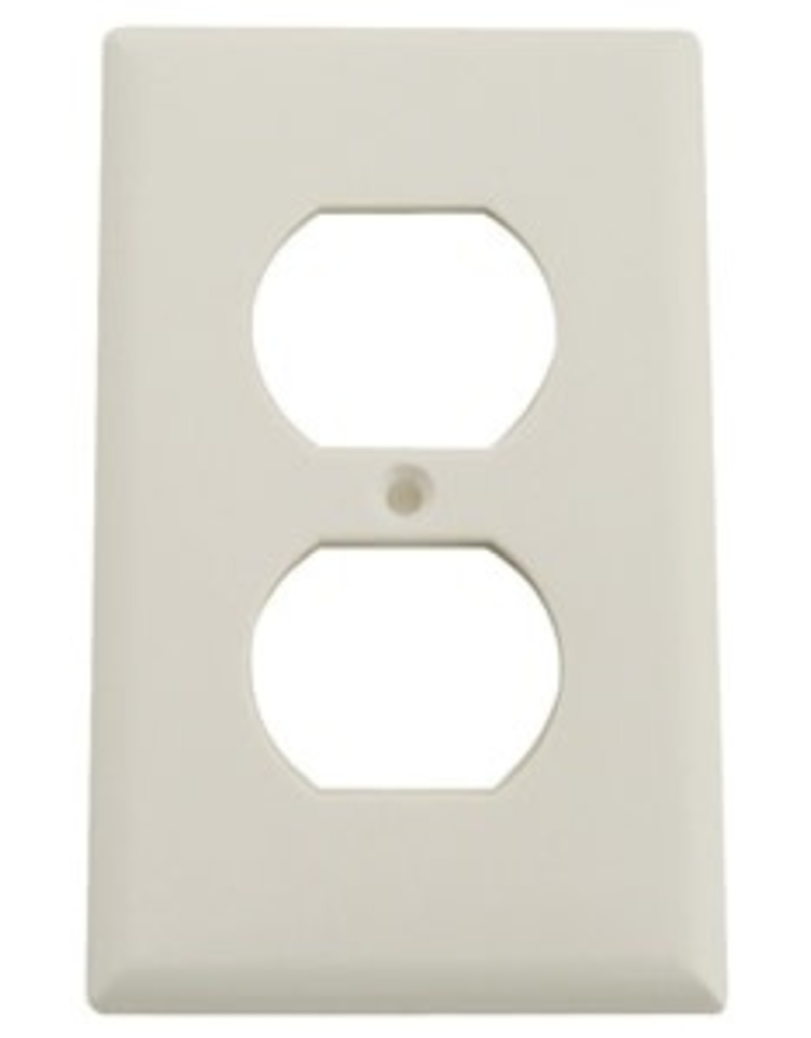 Eaton Eaton Wiring Devices 2132W-BOX Duplex Receptacle Wallplate, 4-1/2 in L, 2-3/4 in W, 1-Gang, Thermoset, White*