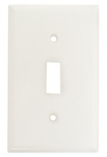 Eaton EATON 2134W-BOX Standard-Size Wallplate, 1-Gang, Thermoset, White*