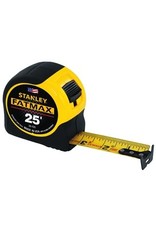 Stanley STANLEY 33-725 Classic Tape, 25 ft L Blade, 1-1/4 in W Blade, Black/Yellow Case*