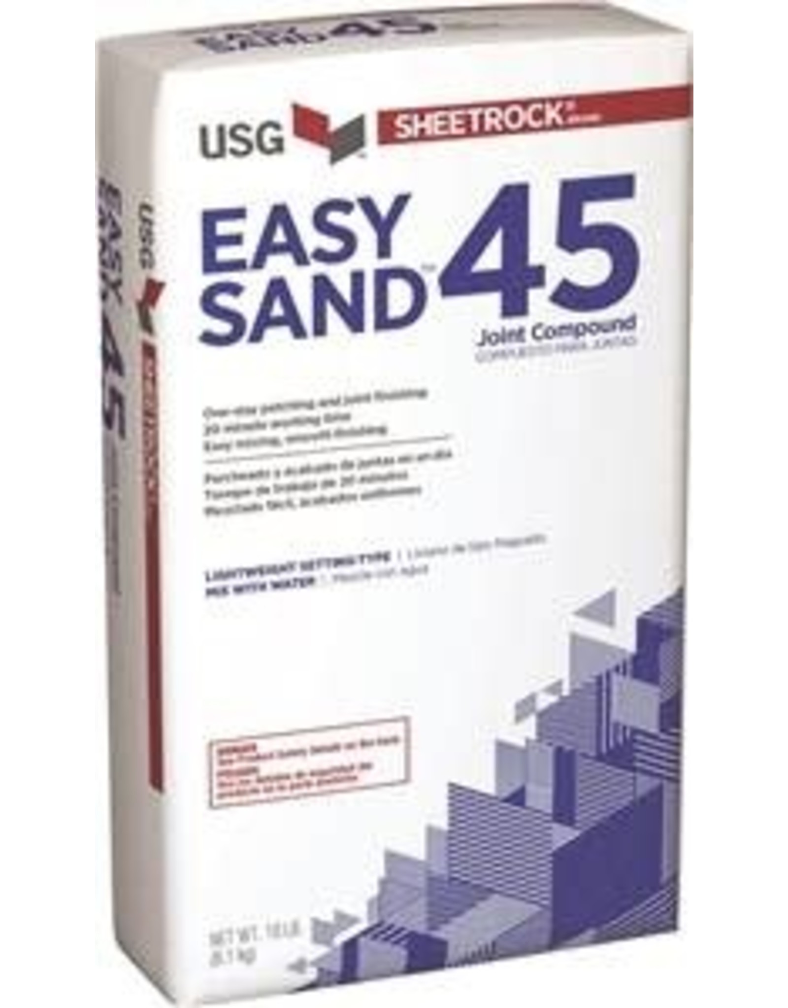 USG USG Easy Sand 384210120 Joint Compound, Powder, Natural, 18 lb*