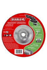 Diablo Diablo DBD070250B01C Grinding Wheel, 7 in Dia, 1/4 in Thick, 5/8-11 in Arbor, Aluminum Oxide Abrasive