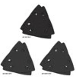 Imperial Blades IMPERIAL BLADES ONE FIT IBOTSPHV-6 Oscillating Multi-Tool Triangle Sandpaper Variety Pack, 60, 120, 240 Grit
