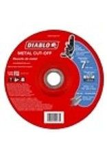 Diablo Diablo DBD070063701F Cut-Off Wheel, 7 in Dia, 1/16 in Thick, 7/8 in Arbor, Aluminum Oxide Abrasive