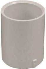 Lasco LASCO 429007BC Pipe Coupling, 3/4 in, Slip, PVC, White, SCH 40 Schedule