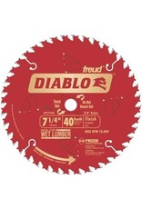 Diablo Diablo D0740A Circular Saw Blade, 7-1/4 in Dia, Carbide Cutting Edge, 5/8 in Arbor, Steel