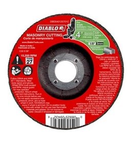 Diablo Diablo DBD040125701C Cut-Off Wheel, 4 in Dia, 1/8 in Thick, 5/8 in Arbor, Aluminum Oxide Abrasive