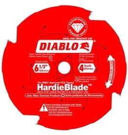 Diablo Diablo D0604DH Circular Saw Blade, 6-1/2 in Dia, 5/8 in Arbor, 4-Teeth, Polycrystalline Diamond Cutting Edge