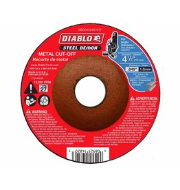 Diablo DBDS45045701F DIABLO - STEEL DEMON 4-1/2 in. Type 27 Metal Cut-Off Disc