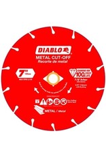 Diablo Diablo DDD070DIA101F Cut-Off Blade, 7 in Dia, 5/8, 7/8 in Arbor, Continuous Rim