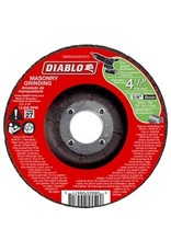 Diablo Diablo DBD045250701C Grinding Wheel, 4-1/2 in Dia, 1/4 in Thick, 7/8 in Arbor, Aluminum Oxide Abrasive