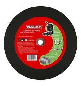 Diablo Diablo DBD100093L01C Cut-Off Disc, 10 in Dia, 3/32 in Thick, 5/8 in Arbor, Aluminum Oxide Abrasive