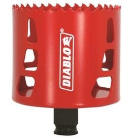 Diablo Diablo DHS3000 Hole Saw, 3 in Dia, 2-3/8 in D Cutting, 3/8 in Arbor, Bi-Metal Cutting Edge*