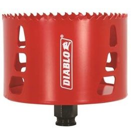 Diablo Diablo DHS4000 Hole Saw, 4 in Dia, 2-3/8 in D Cutting, 3/8 in Arbor, Bi-Metal Cutting Edge