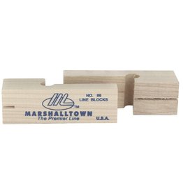 Marshalltown Marshalltown 86 Wood Line Block, 3-3/4 in L, Wood