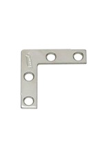 National Hardware National Hardware V117 Series N113-795 Corner Brace, 1-1/2 in L, 3/8 in W, 1-1/2 in H, Steel, Zinc, 0.07 Thick Material