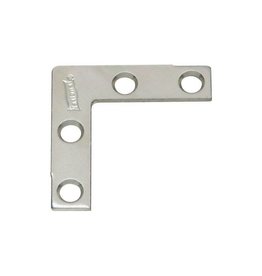 National Hardware National Hardware V117 Series N113-795 Corner Brace, 1-1/2 in L, 3/8 in W, 1-1/2 in H, Steel, Zinc, 0.07 Thick Material