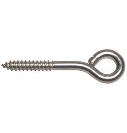 National Hardware National Hardware 6790117 Lag Eye Bolt, 1/4 in Thread, 1-1/2 in L Thread, 1/2 in Dia Eye, 2.76 in L Shank, Steel*